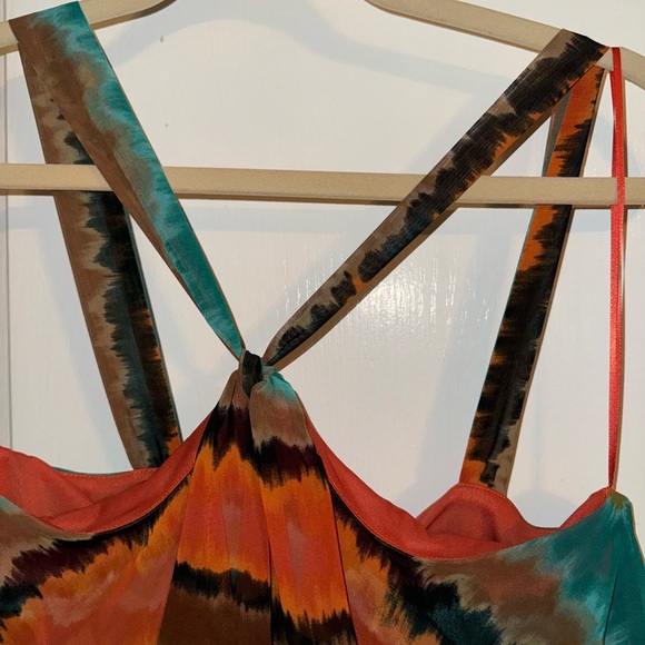 NWT Max and Cleo Multi Color Tie Dye Dress Size Small - Picture 5 of 12